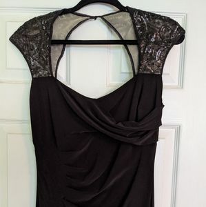 Ralph Lauren Black Evening Dress 10